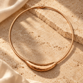Rose Curve Collar Necklace